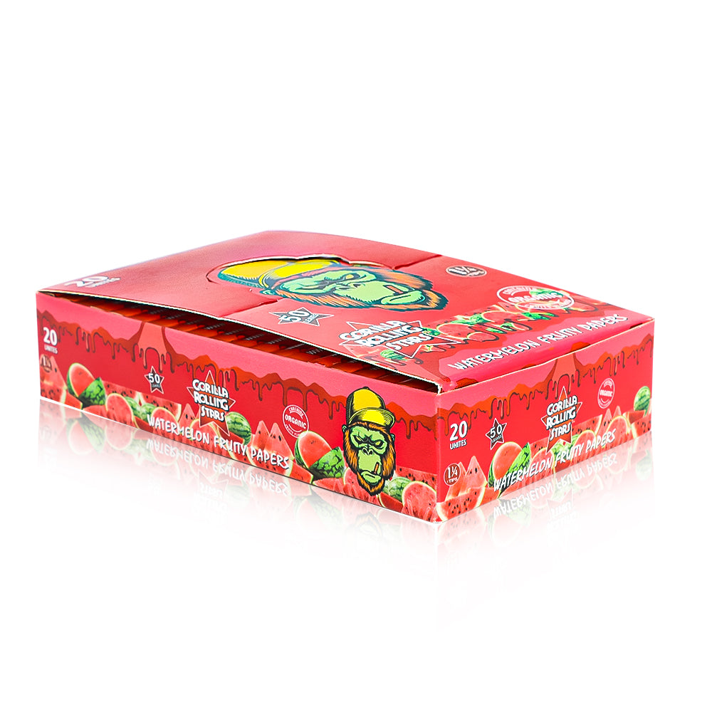 GORILLA ROLLING STARS Pack of 20 and pack of 50 watermelon-flavored rolls