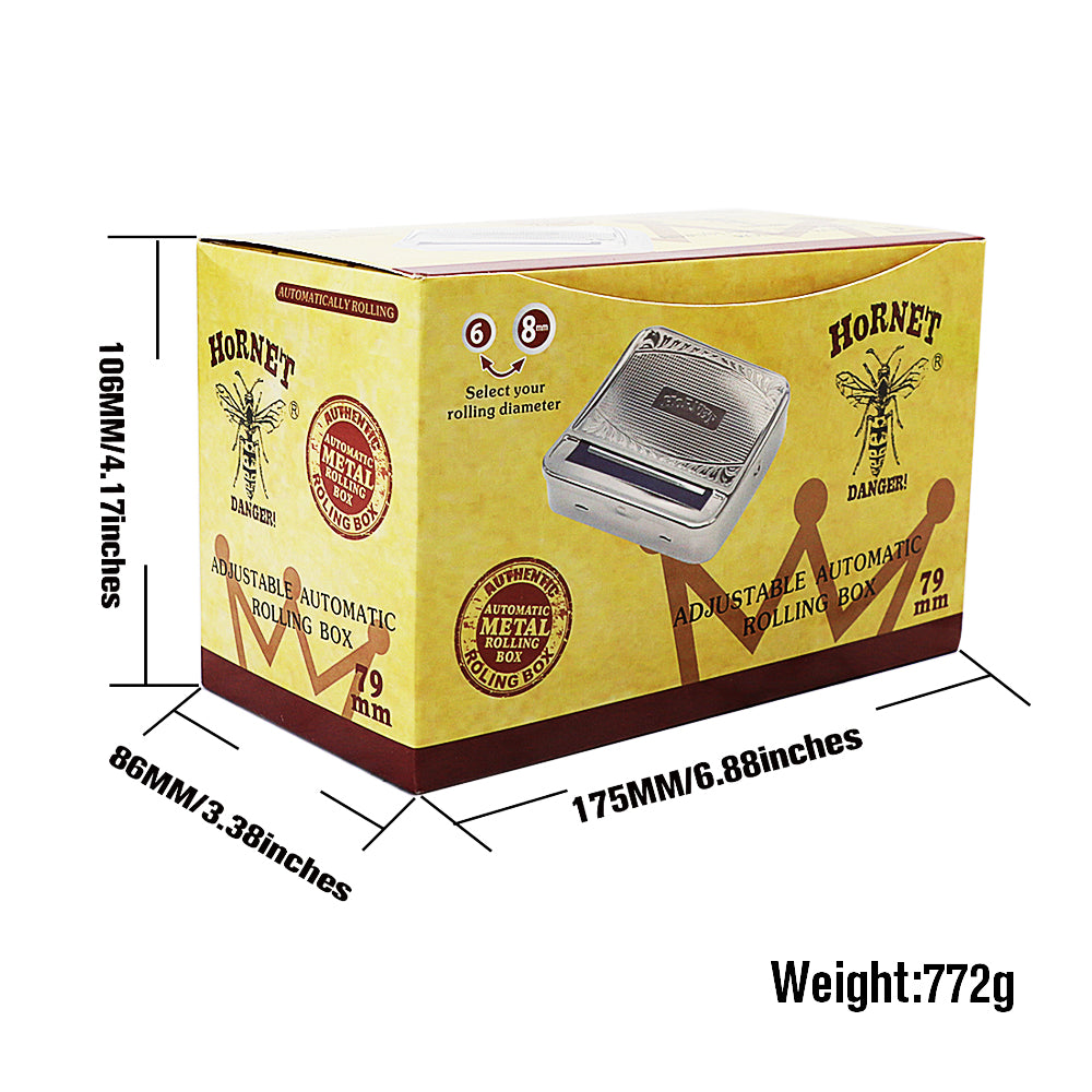 HORNET 79MM metal rolling machine 6 pcs/ display box