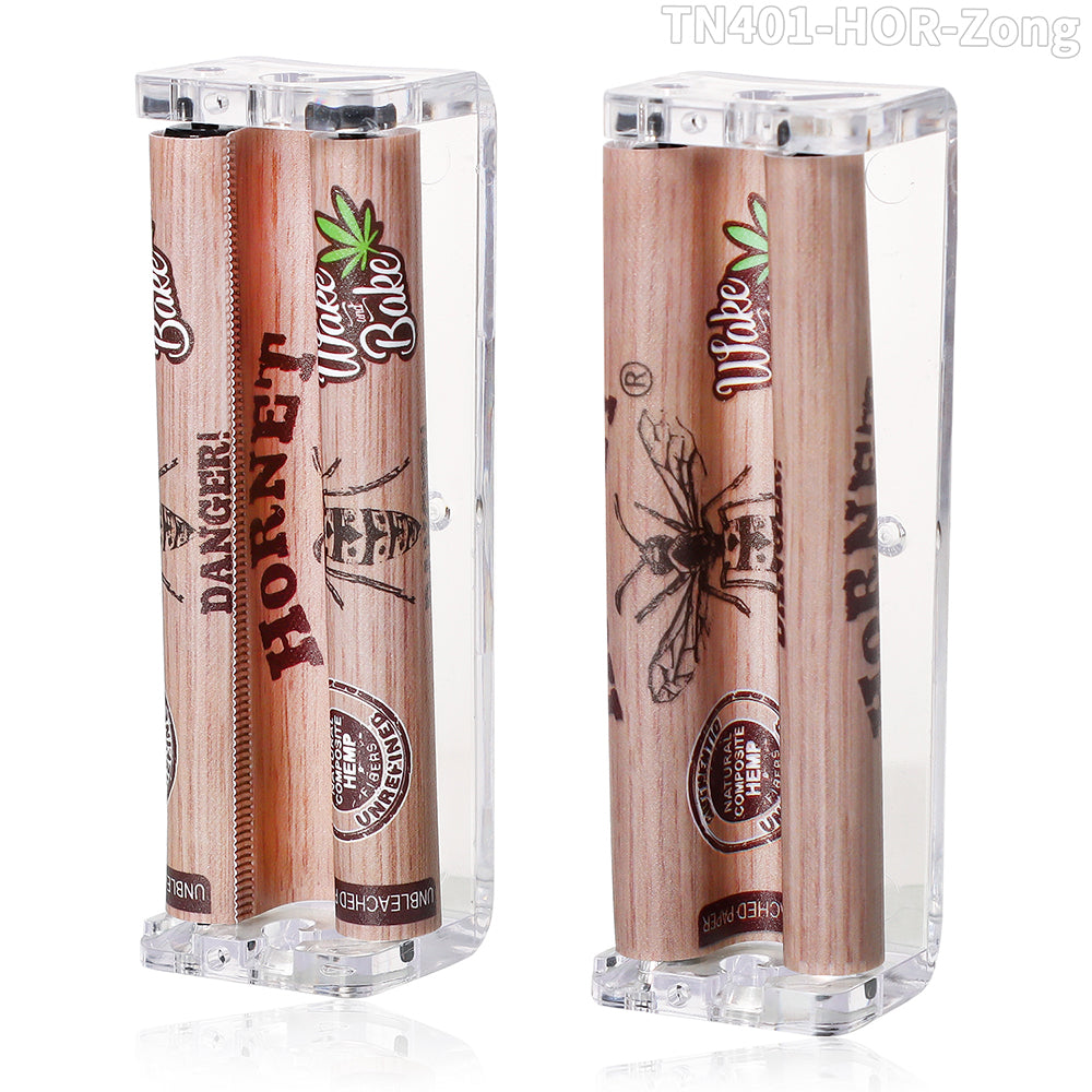 HORNET 78MM acrylic plastic cigarette roller 12 /display box