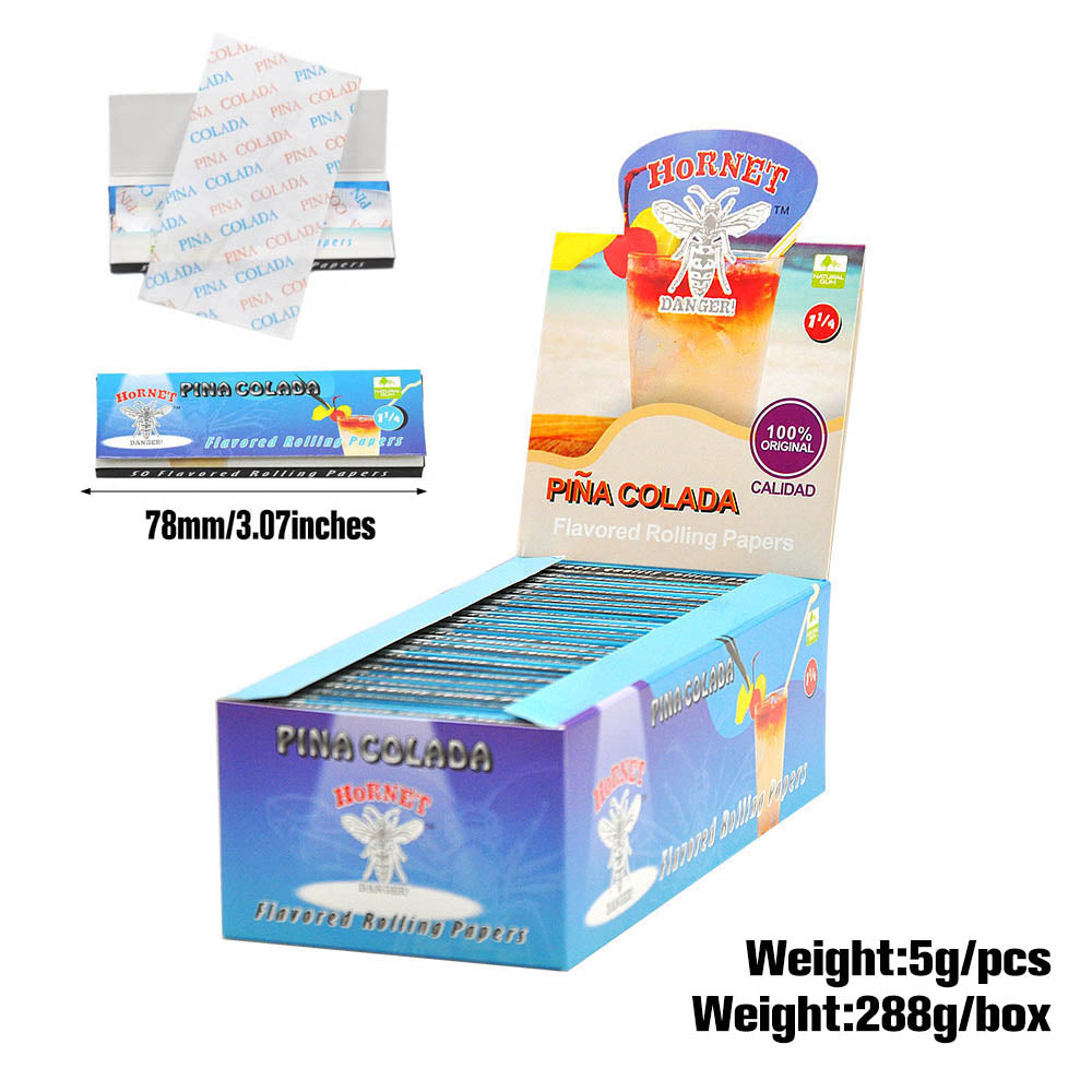 HORNET Scented roll paper -- Mojito flavor 50 pieces/card, 50 cards/box