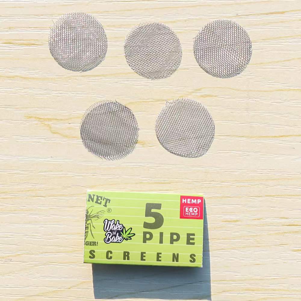 HORNET Stainless Steel Smoking Pipe Screen, 20 mm Pipe Filter Screen, 5 Pipe / Pack 40 Packs / Box