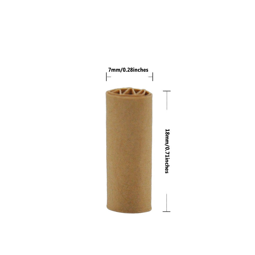 HORNET Ø 7 Pre Rolled Tips, Brown Organic Cigarette Rolled Tips, 120 Tips / Pack 12 Packs / Box