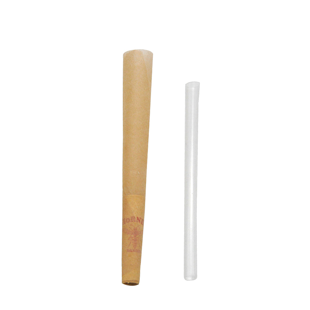 HORNET 1 1/4 Size Pre Rolled Cones, Natural Rolling Cones, Slow Burning Pre Rolled Rolling Paper, 6 PCS / Pack 24 Packs / Box