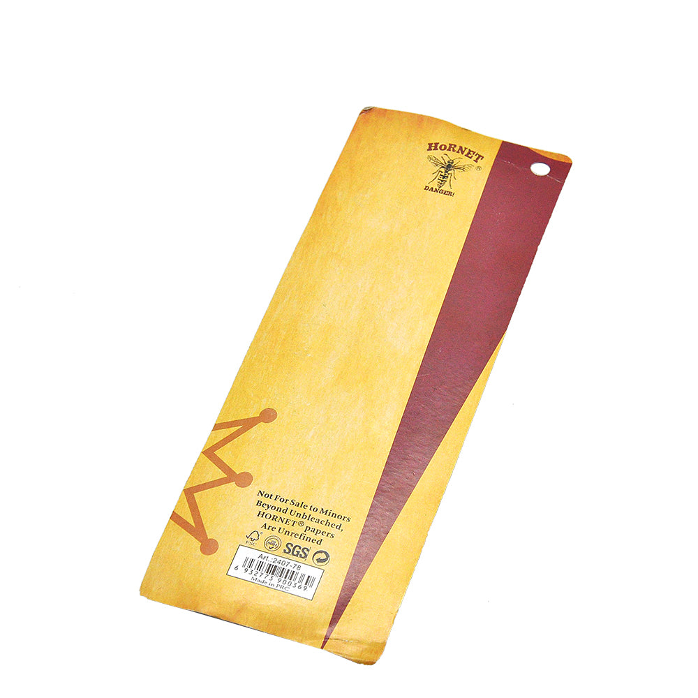 HORNET 1 1/4 Size Pre Rolled Cones, Natural Rolling Cones, Slow Burning Pre Rolled Rolling Paper, 12 PCS / Pack 24 Packs / Box