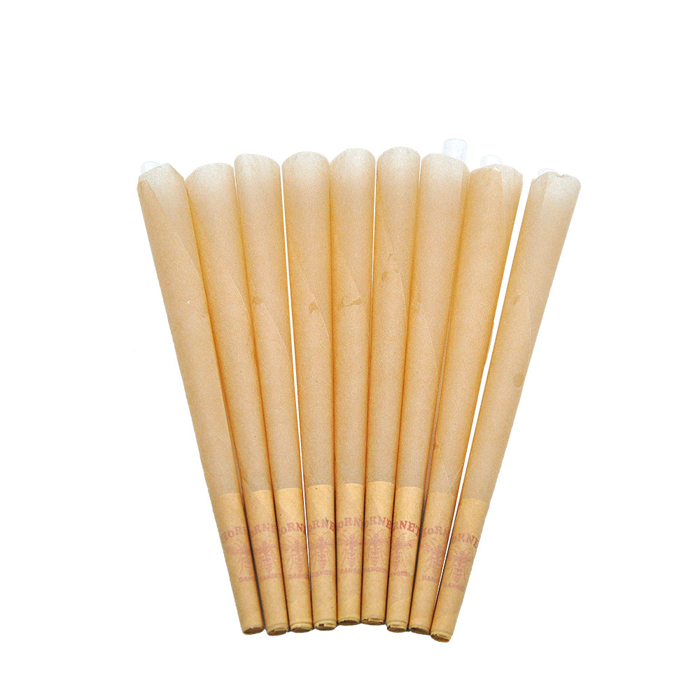 HORNET King Size Pre Rolled Cones, Natural Rolling Cones, Slow Burning Pre Rolled Rolling Paper, 9 PCS / Pack 24 Packs / Box
