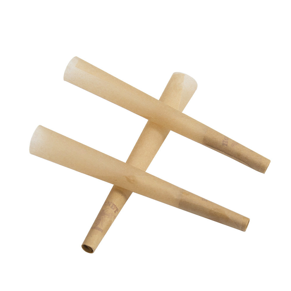 HORNET 1 1/4 Size Brown Pre Rolled Cones, Organic Pre Rolled Rolling Paper With Tips, Slow Burning Pre Rolled Cones, 800 PCS / Box