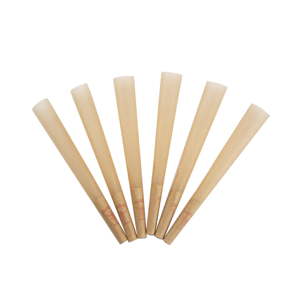 HORNET 98 mm Size Brown Pre Rolled Cones, Organic Pre Rolled Rolling Paper With Tips, Slow Burning Pre Rolled Cones, 800 PCS / Box