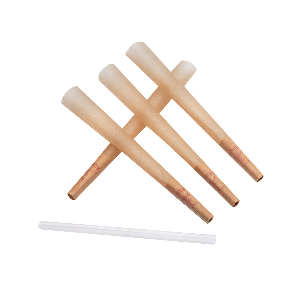 HORNET King Size Brown Pre Rolled Cones, Organic Pre Rolled Rolling Paper With Tips, Slow Burning Pre Rolled Cones, 800 PCS / Box