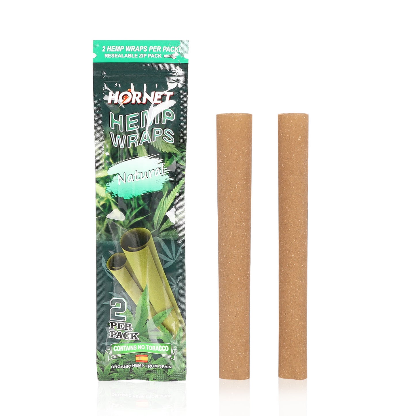 Hornet Organic Flavoured Hemp Blunt Wraps 30 Hemp Wraps Per Box