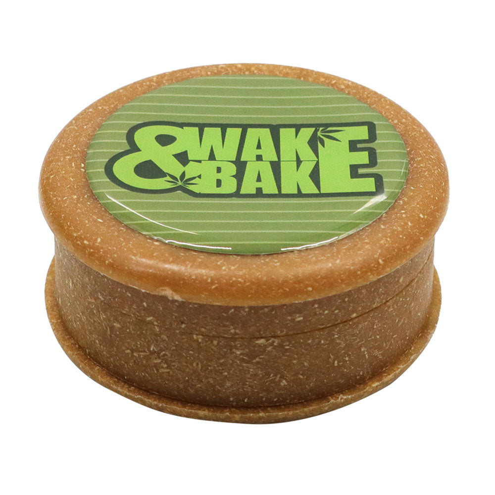 HORNET Biodegradable Plastic Herb Grinder, 2 Layers Ø 63 Size Plant Fiber Grinder, Portable Smoker Grinder, 12 PCS / Box