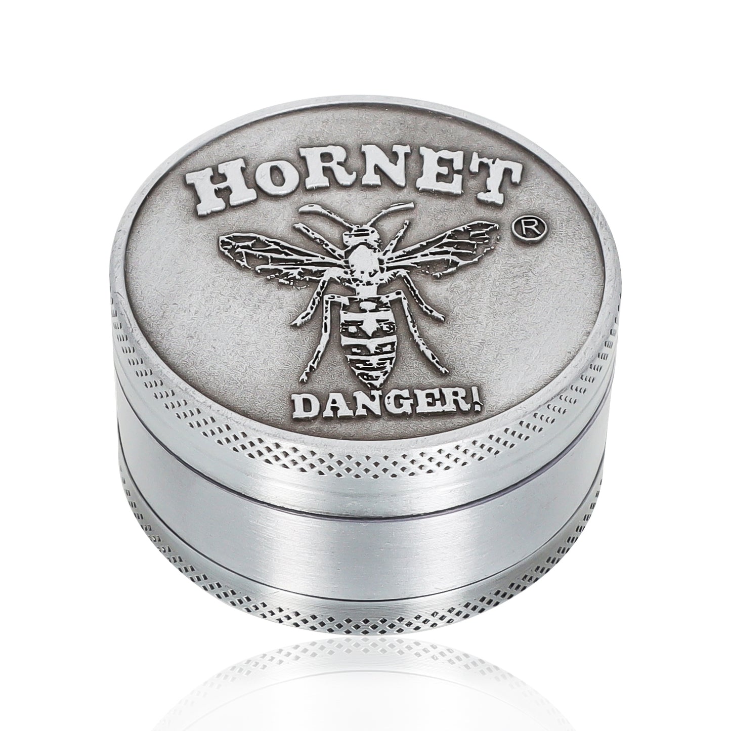 HORNET Zinc Alloy Herb Grinder, 3 Lay Ø 50 Smoker Grinder, Portable & Easy Clean Metal Herbal Grinder, 6 PCS / Box