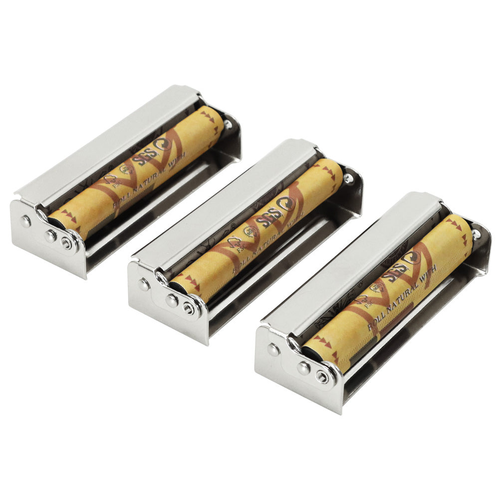 HORNET 1 1/4 Size Metal Rolling Machine, Portable Cigarette Rolling Machine, 12 PCS / Box