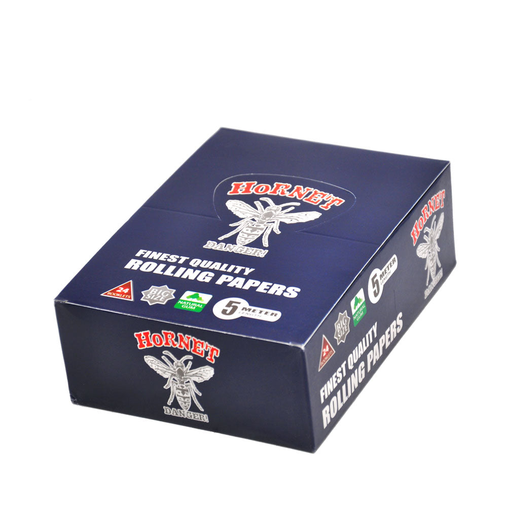 HORNET Blue Style Rolling Paper Rolls, 5 m Free Rolling Papers, Organic Rolling Paper Rolls, 24 PCS / Box