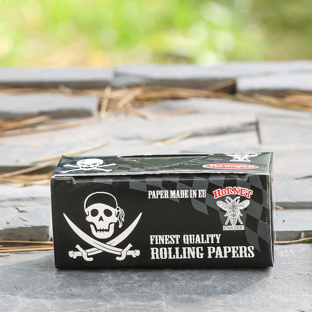 HORNET Skull Style Rolling Paper Rolls, 5 m Free Rolling Papers, Organic Rolling Paper Rolls, 24 PCS / Box