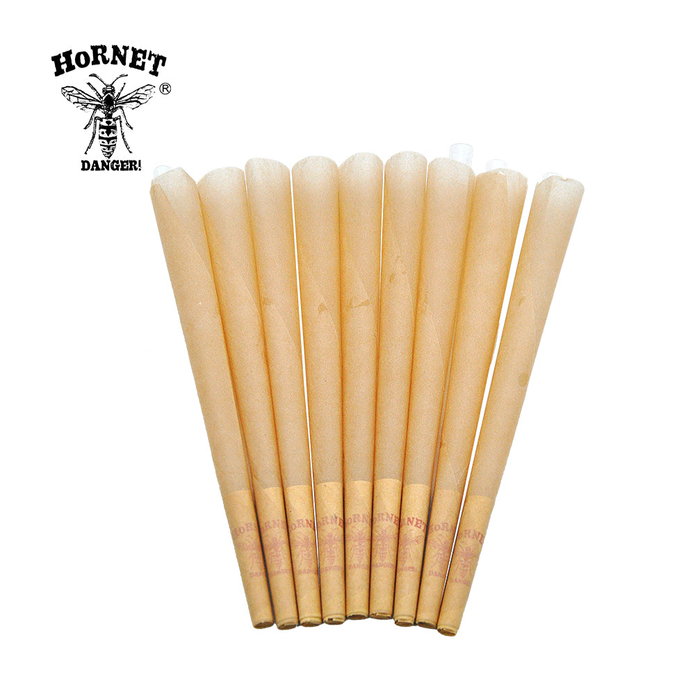 HORNET King Size Pre Rolled Cones, Natural Rolling Cones, Slow Burning Pre Rolled Rolling Paper, 6 PCS / Pack 24 Packs / Box