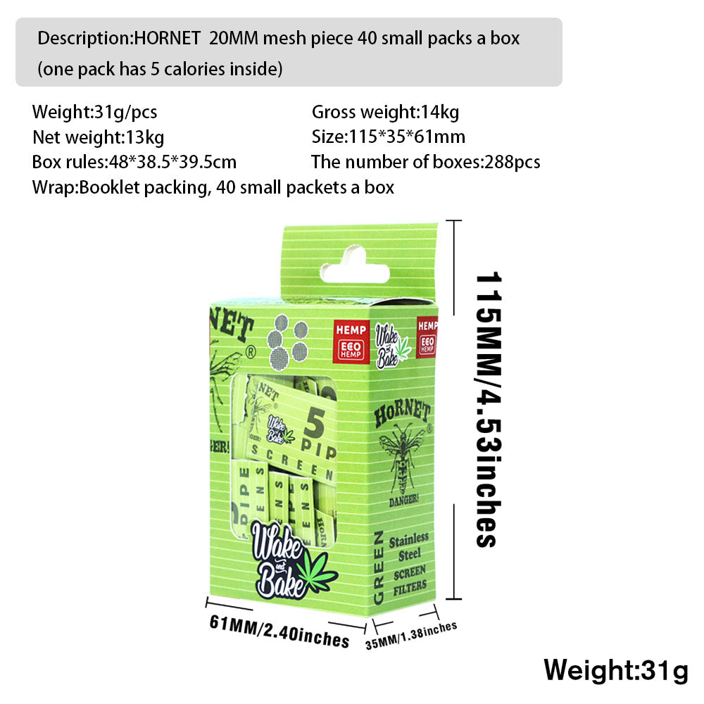 HORNET Mesh series 20MM mesh 40 packets/box