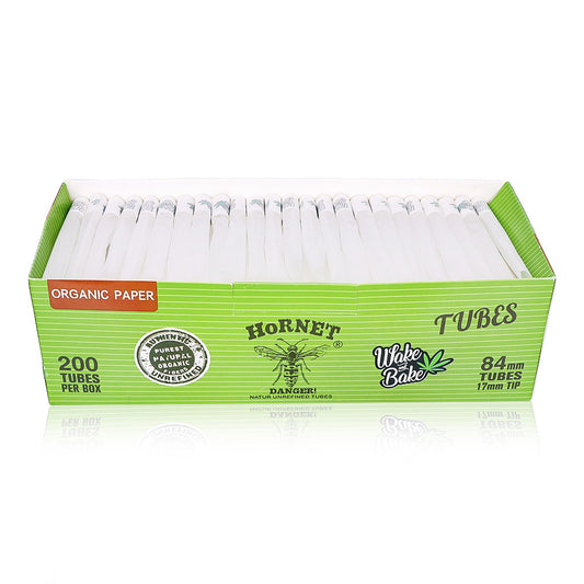 HORNET 84mm white horn tube letters and leaf pattern printed on the nozzle  200 PCS/box