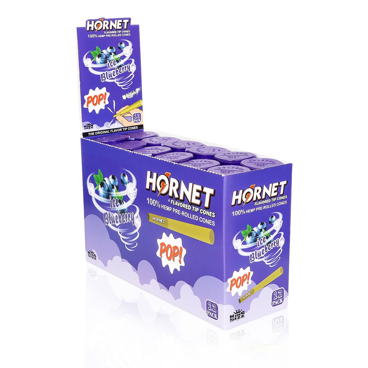 HORNET 118mm long 33mm wide plastic storage tank 12 tubes/display box