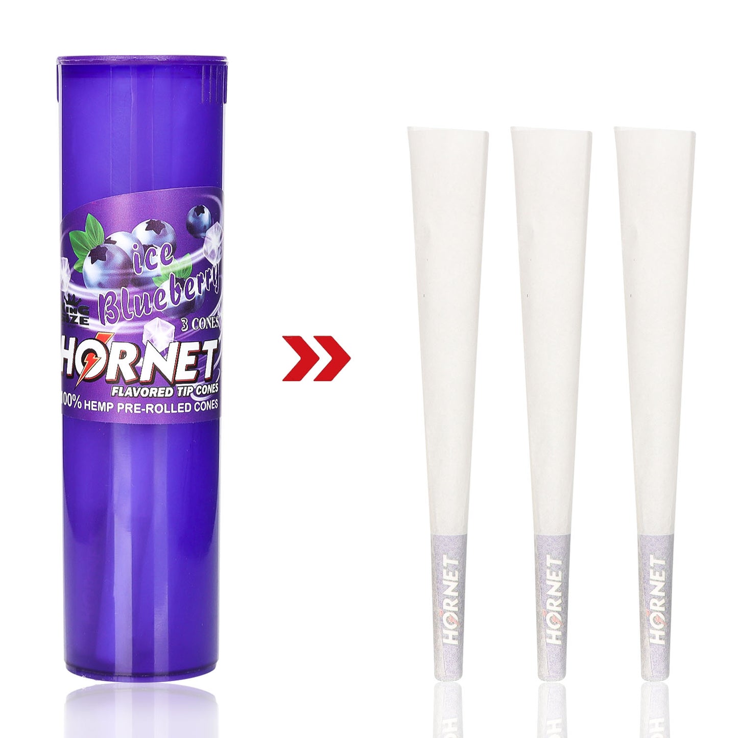 HORNET 118mm long 33mm wide plastic storage tank 12 tubes/display box