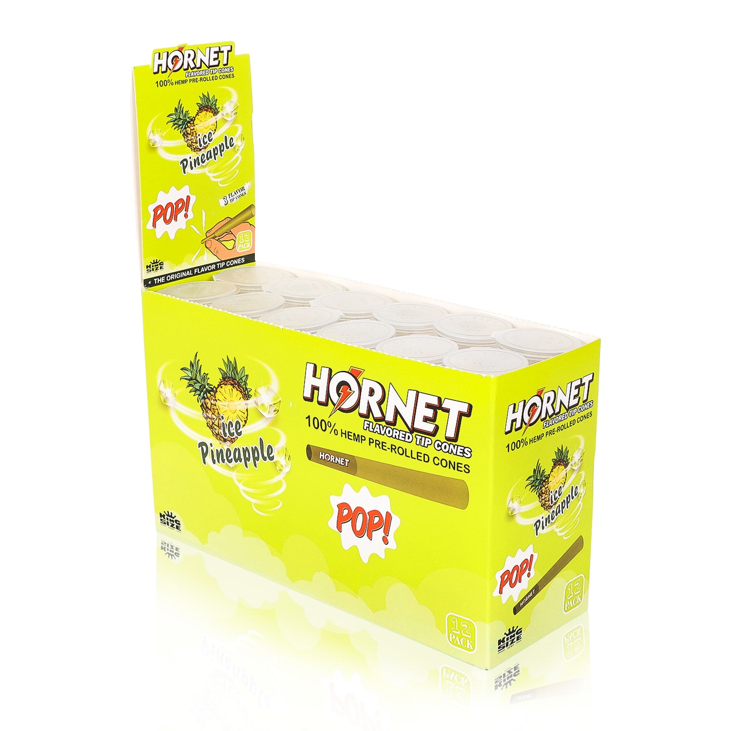 HORNET 118mm long 33mm wide plastic storage tank 12 tubes/display box