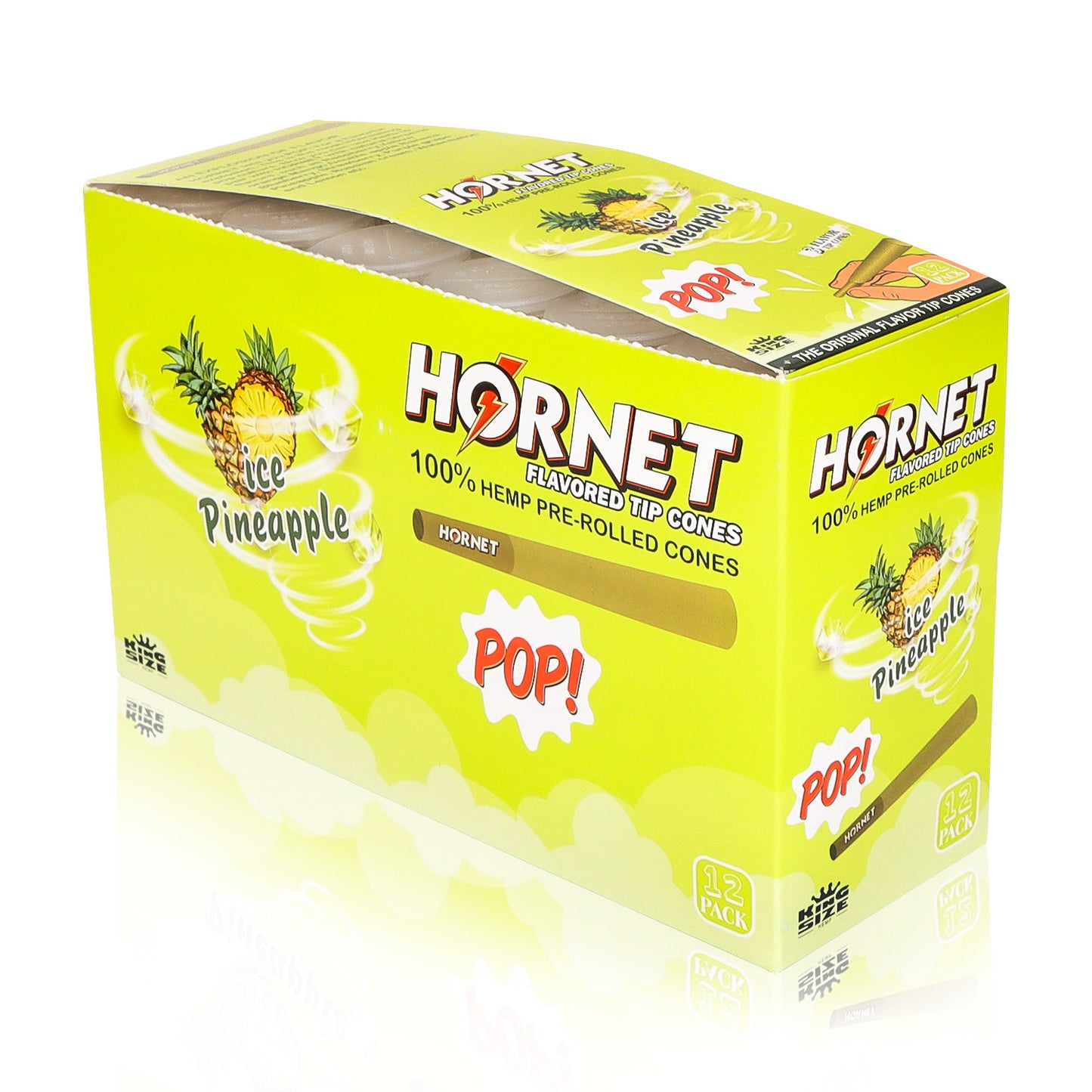 HORNET 118mm long 33mm wide plastic storage tank 12 tubes/display box