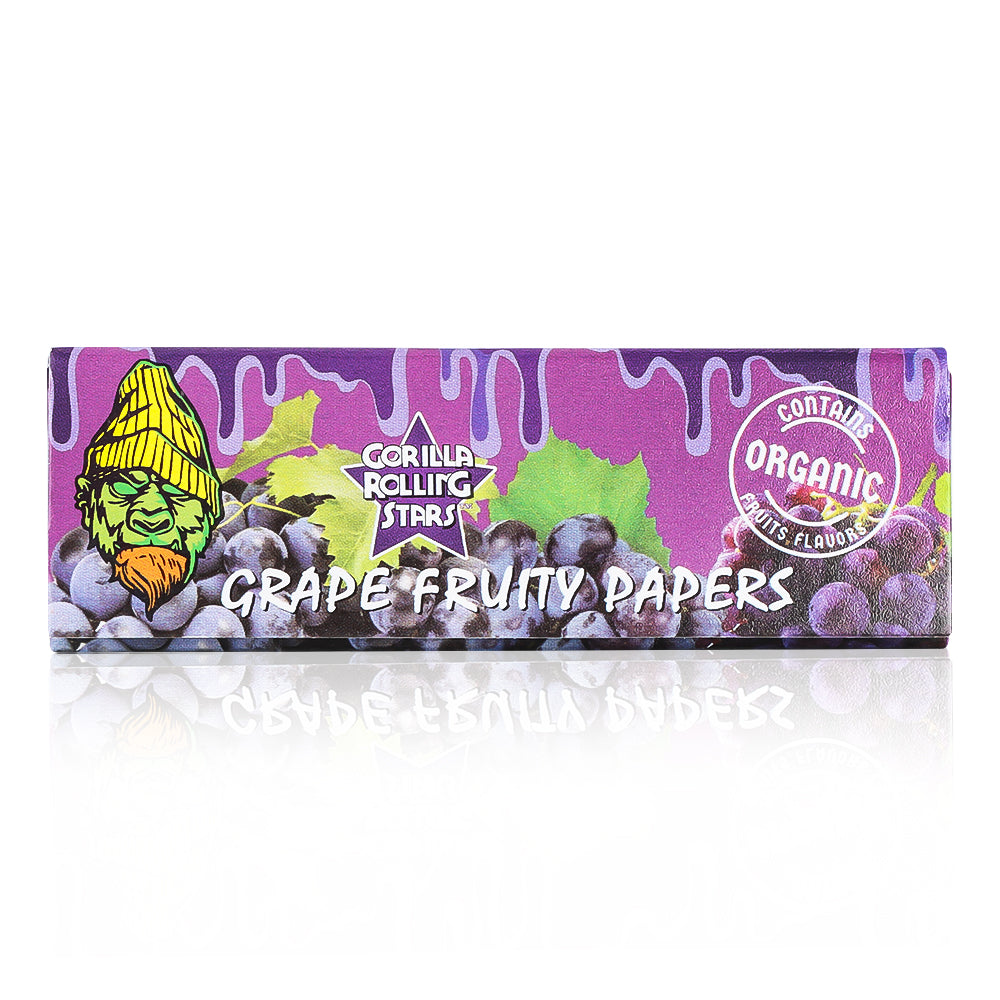 GORILLA ROLLING STARS a box of 20 books a book of 50 grape flavored rolls