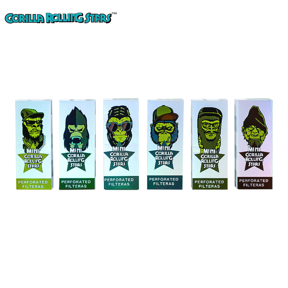 GORILLA ROLLING STARS&nbsp;&nbsp; series MINI TIPS White Filter Paper