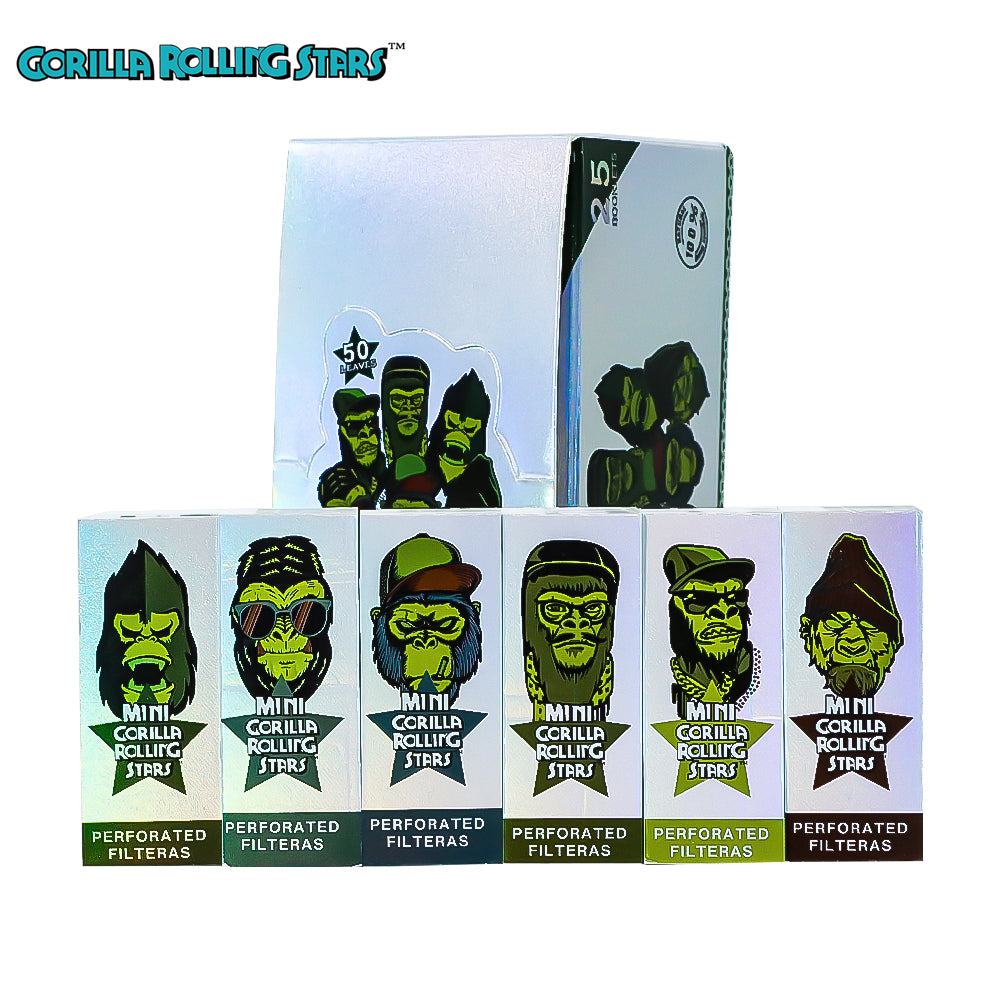 GORILLA ROLLING STARS&nbsp;&nbsp; series MINI TIPS White Filter Paper