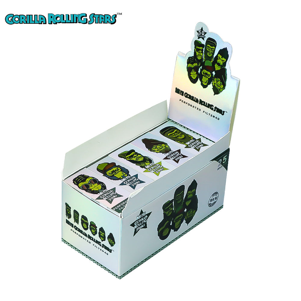 GORILLA ROLLING STARS&nbsp;&nbsp; series MINI TIPS White Filter Paper