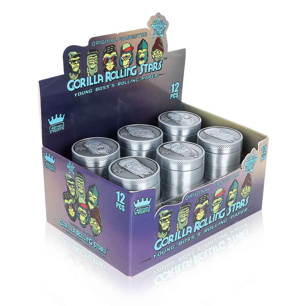 GORILLA ROLLING STARS&nbsp;&nbsp; series 4 parts 40mm metal grinder