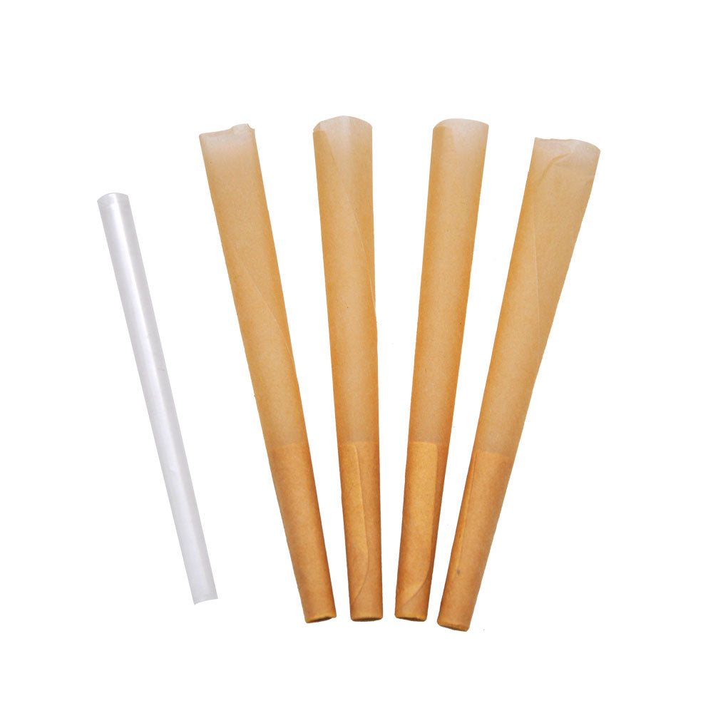 HORNET 1 1/4 Size Pre Rolled Cones, Natural Rolling Cones, Slow Burning Pre Rolled Rolling Paper, 32 PCS / Pack 20 Packs / Box