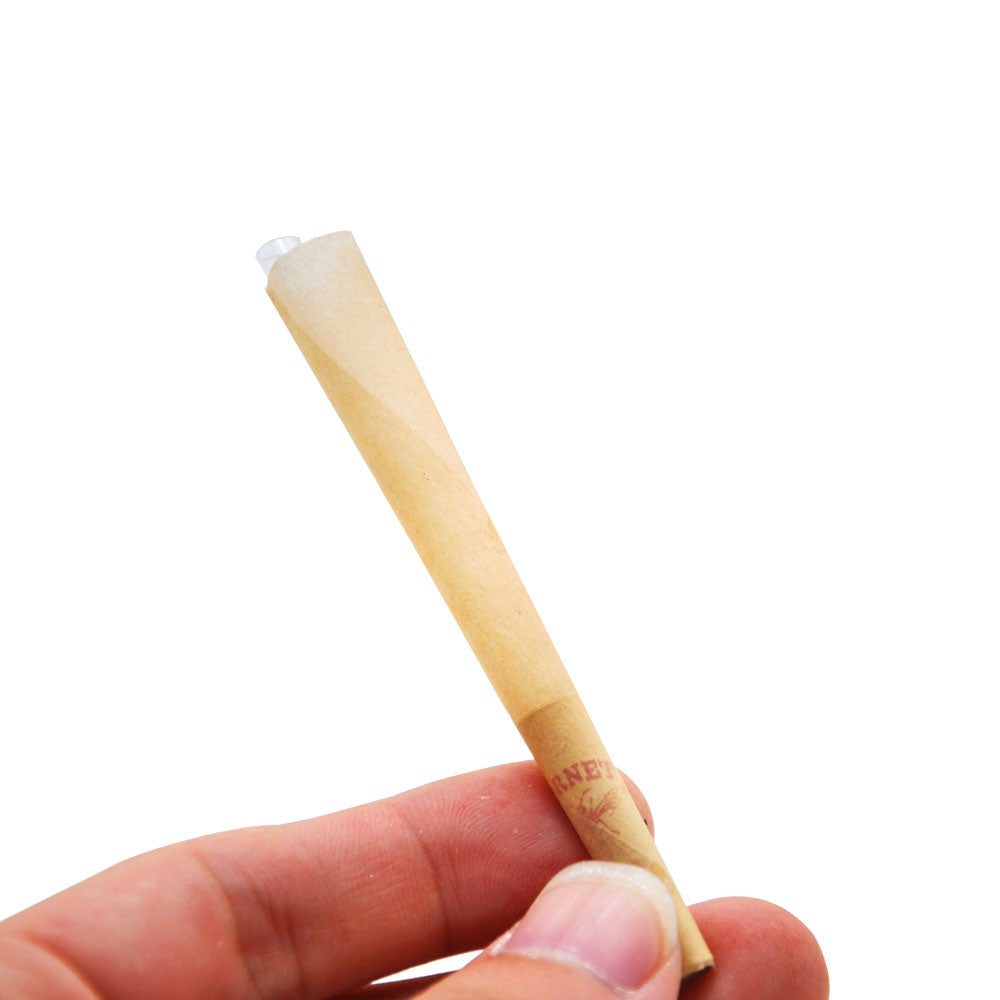 HORNET 1 1/4 Size Natural Rolling Paper Cones Pre-rolled Paper Cones 9pcs/Pack