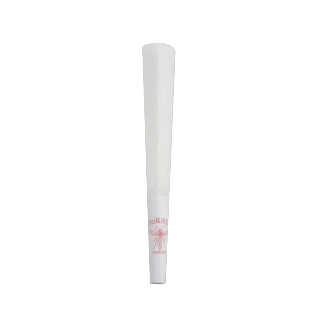 HORNET 1 1/4 Size White Pre Rolled Cones, Organic Pre Rolled Rolling Paper With Tips, Slow Burning Pre Rolled Cones, 800 PCS / Box