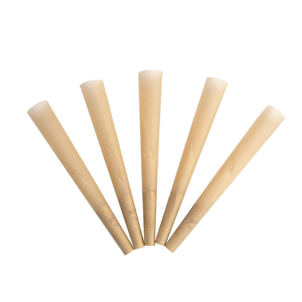 HORNET 1 1/4 Size Brown Pre Rolled Cones, Organic Pre Rolled Rolling Paper With Tips, Slow Burning Pre Rolled Cones, 800 PCS / Box