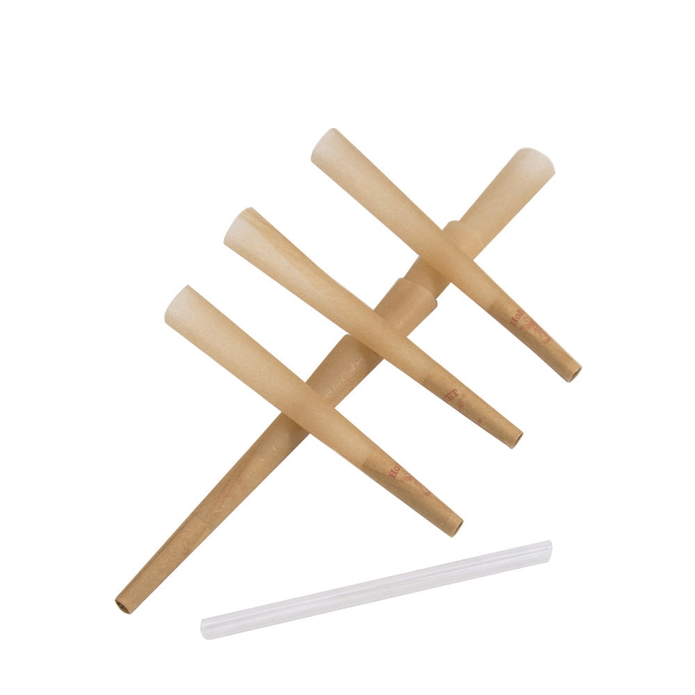 HORNET 98 mm Size Brown Pre Rolled Cones, Organic Pre Rolled Rolling Paper With Tips, Slow Burning Pre Rolled Cones, 800 PCS / Box