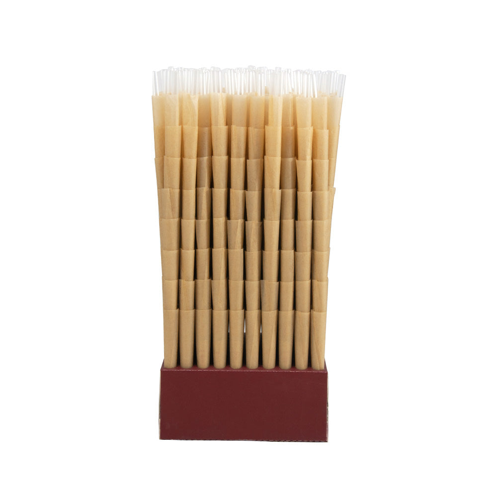 HORNET 98 mm Size Brown Pre Rolled Cones, Organic Pre Rolled Rolling Paper With Tips, Slow Burning Pre Rolled Cones, 800 PCS / Box