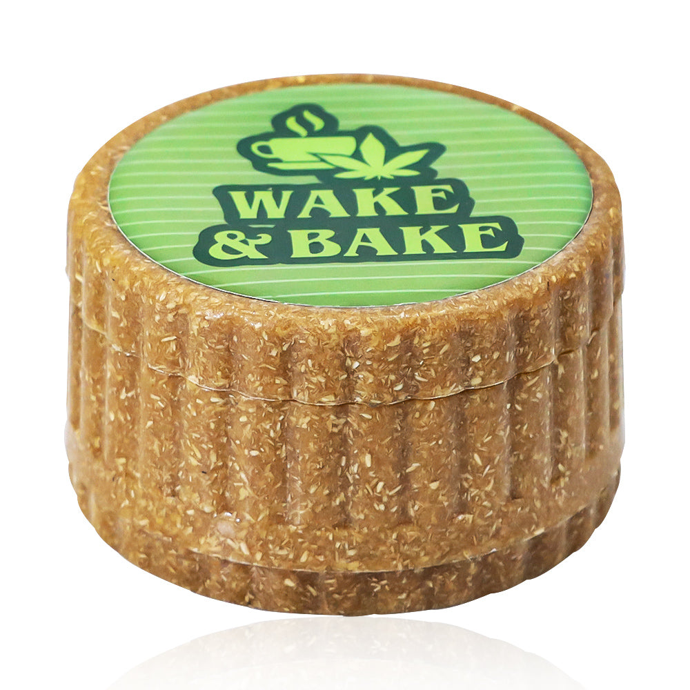 HORNET Biodegradable Plastic Herb Grinder, 3 Layers Ø 63 Size Plant Fiber Grinder, Portable Smoker Grinder, 12 PCS / Box