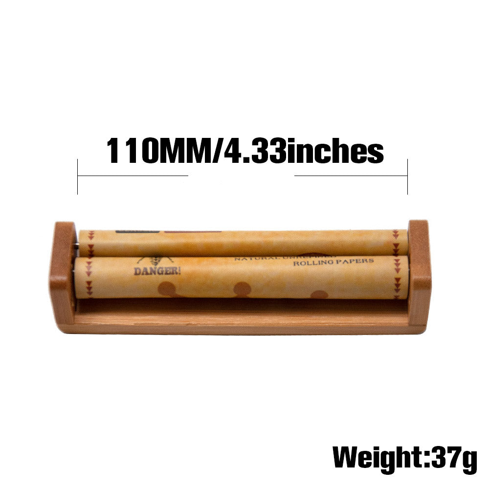 HORNET King Size Natural Bamboo Rolling Machine, Portable Rolling Machine, 12 PCS / Box