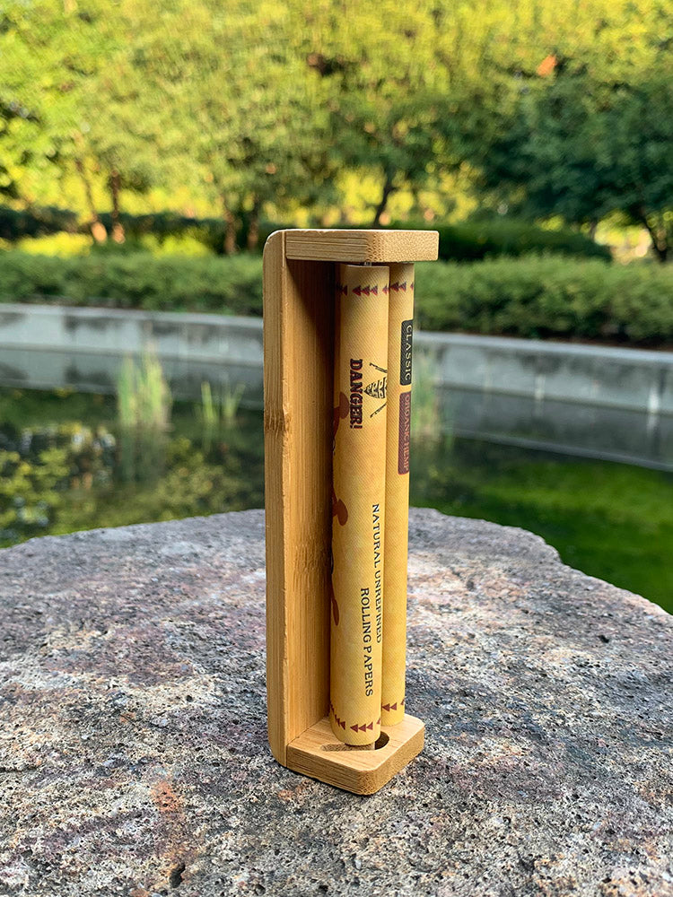 HORNET King Size Natural Bamboo Rolling Machine, Portable Rolling Machine, 12 PCS / Box