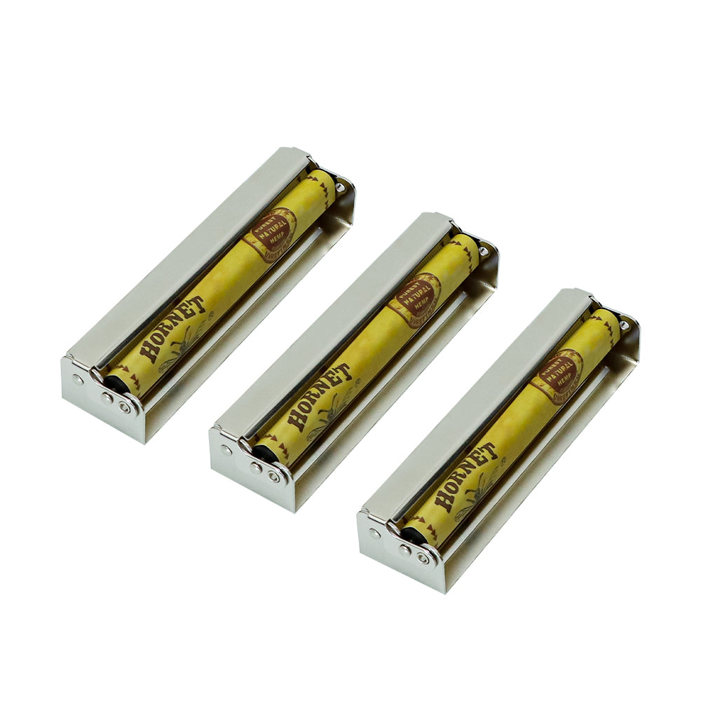 HORNET King Size Metal Rolling Machine, Portable Cigarette Rolling Machine, 12 PCS / Box