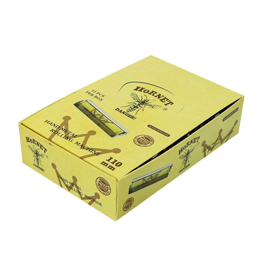 HORNET King Size Metal Rolling Machine, Portable Cigarette Rolling Machine, 12 PCS / Box