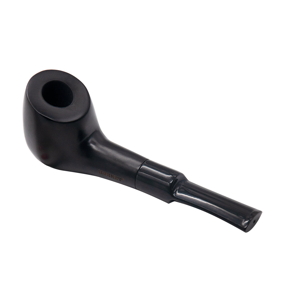 HORNET Handmade Black Wood Tobacco Pipe, Beginner Tobacco Pipe, Exquisite & Portable Smoking Pipe