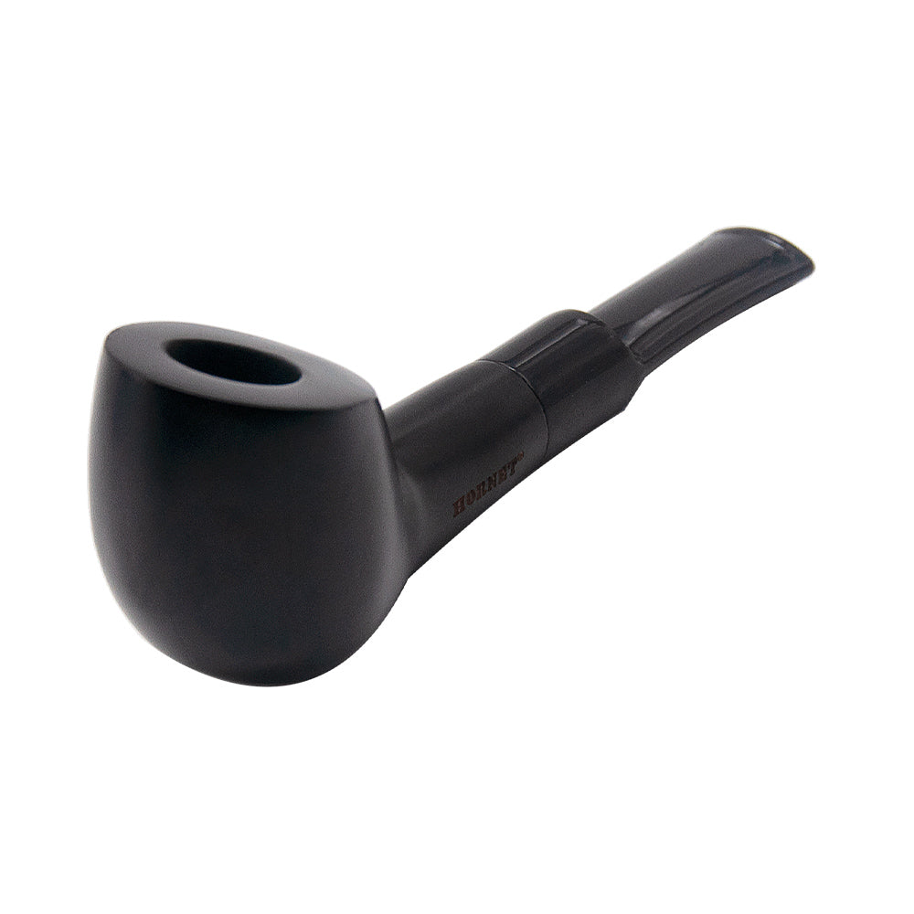 HORNET Handmade Black Wood Tobacco Pipe, Beginner Tobacco Pipe, Exquisite & Portable Smoking Pipe