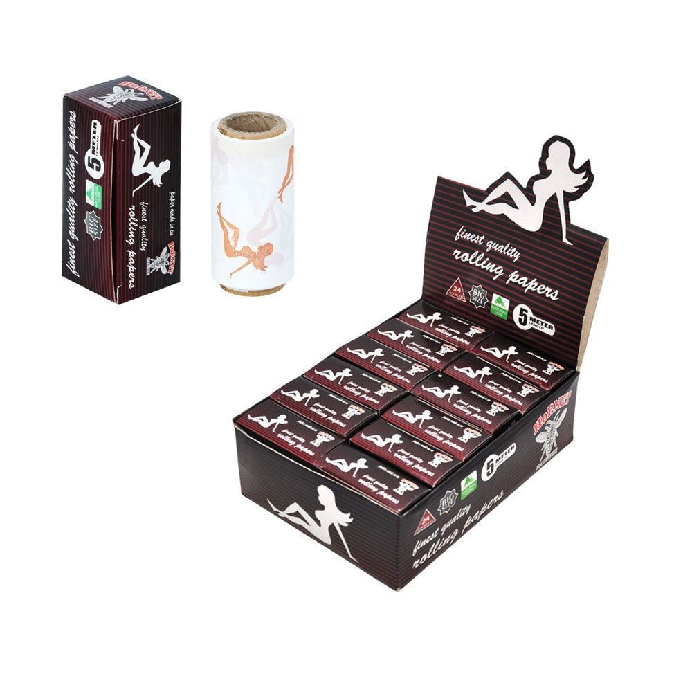 HORNET Lady Style Rolling Paper Rolls, 5 m Free Rolling Papers, Organic Rolling Paper Rolls, 24 PCS / Box